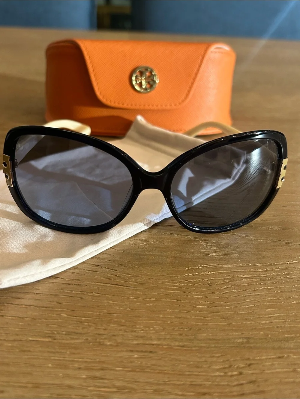Tory Burch TB7022 Blue Gradient Oversized Women's Sunglasses